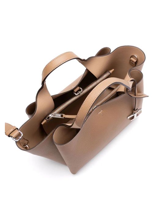 Tod's Brown Zwei-Wege-Tasche aus Leder