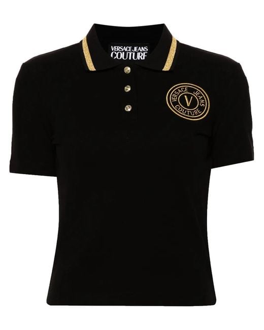 Versace Jeans Couture Black Versace Jeans T-Shirts And Polos