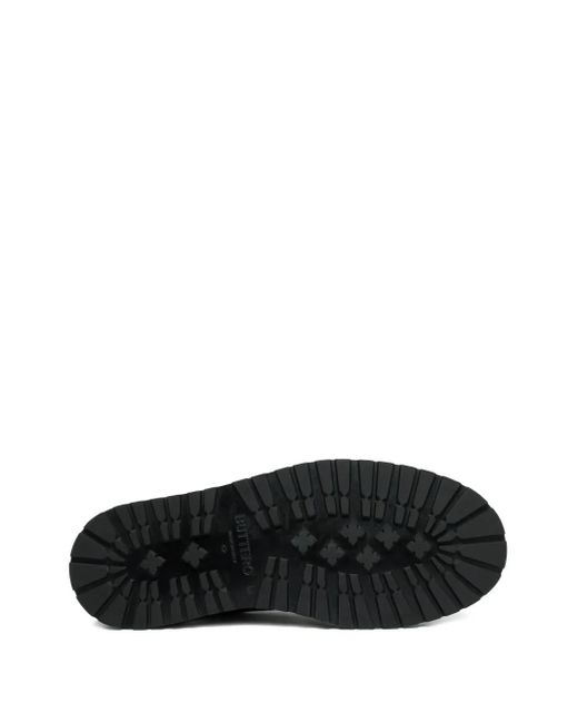 Buttero Black Suede Hiking Boots for men