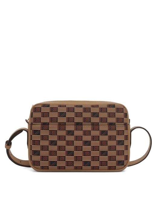 Moreau Brown Savoie 24 Pm Monogram-Pattern Shoulder Bag