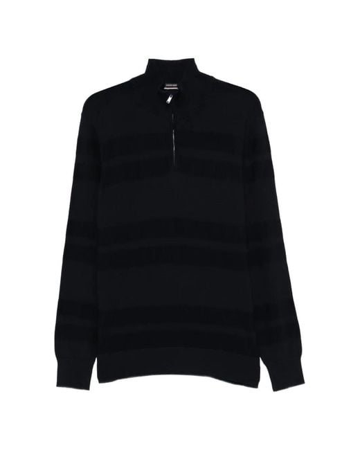 Boss Black Half-Zip Sweater for men