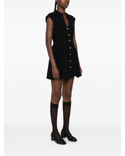 Sandro Black Mini Tailored Dress