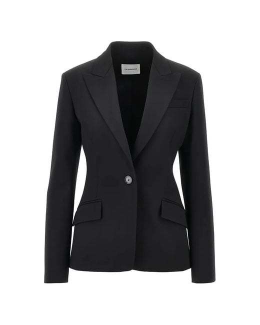 ANDAMANE Black Bia Single-Breasted Blazer