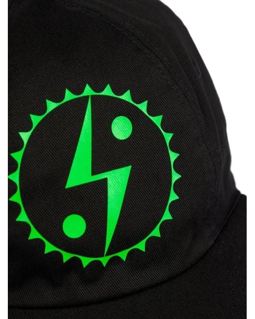 Stella McCartney Green Cotton Baseball Cap