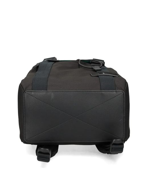 Calvin Klein Black Flap-Top Drawstring Backpack for men