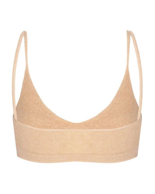 Laneus Natural Knitted Tank Top