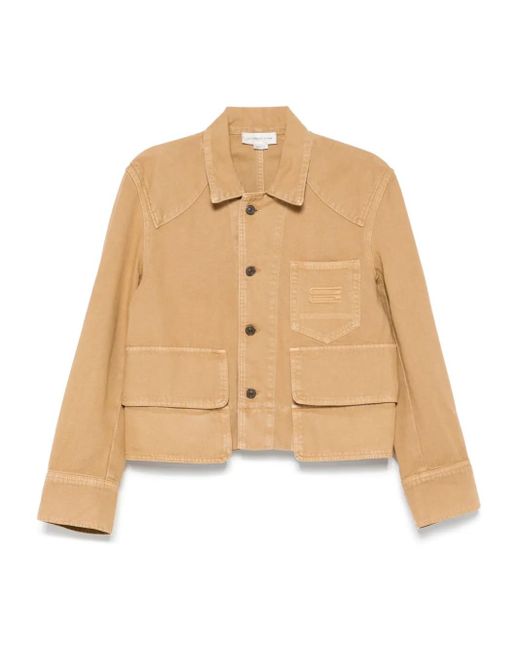 Chaqueta vaquera utility Victoria Beckham de color Natural