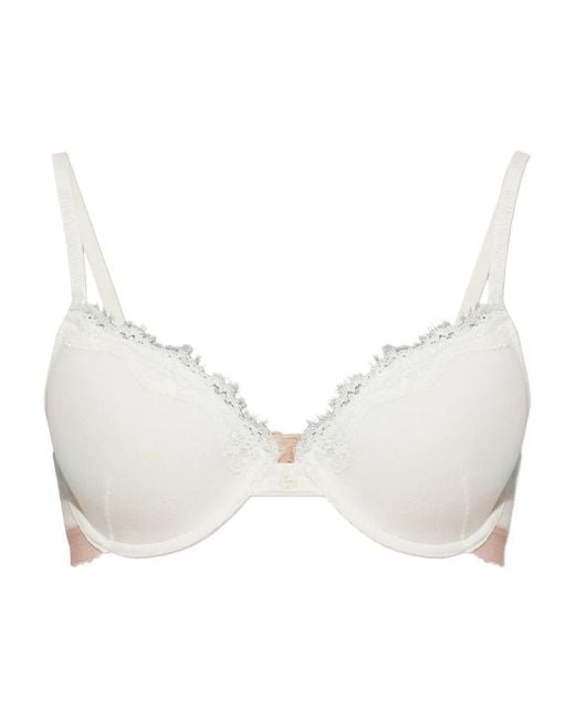Emporio Armani Natural Lace Trim Bra
