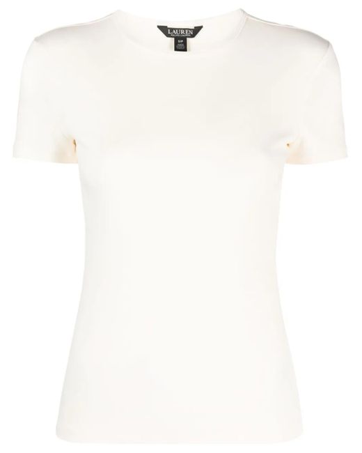 Ralph Lauren White Alli Knitted T-Shirt
