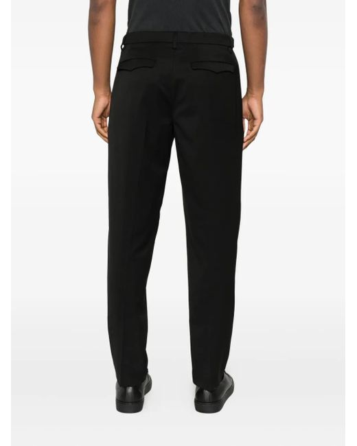 Barena Black Pleated Tailored Trousers for men