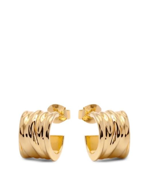 Yoj Metallic Boucles D'Oreilles Mini Créoles Minos