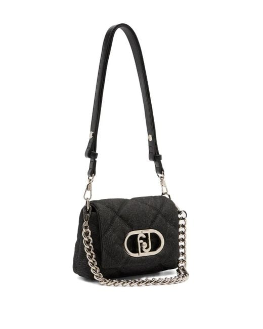 Liu Jo Black Small Lapuffy Cross-Body Bag