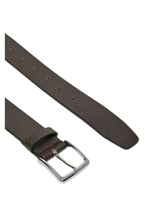 Boss Brown Leather Belt for men