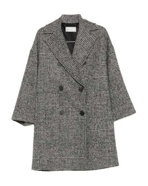 Double-breasted coat Antonelli de color Gray