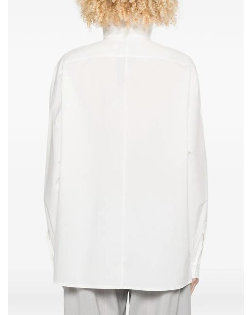 IRO White Nylia Patch-Pocket Shirt