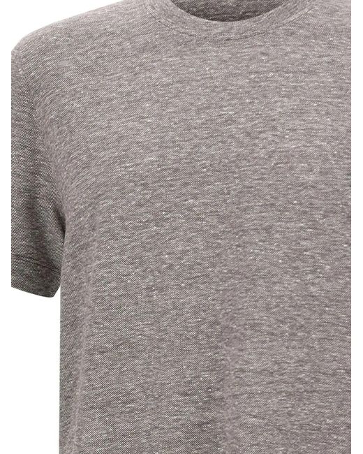 Boss Gray Thompson Crew-Neck T-Shirt for men