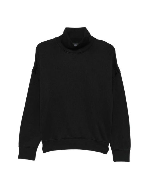 Just Cavalli Black High-Neck Sweatshirt