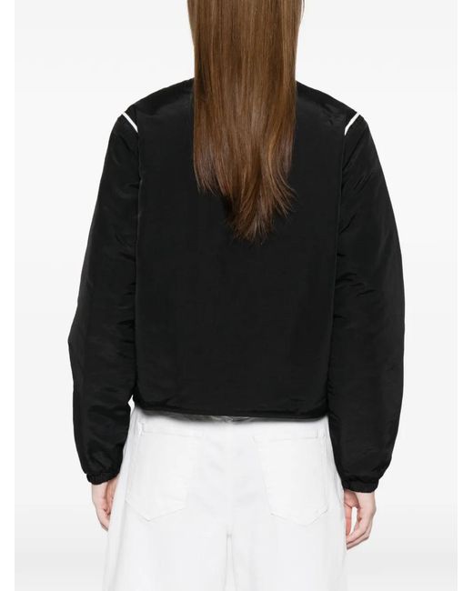 KENZO Black Bloke Flower 2.0 Zip Logo Jacket