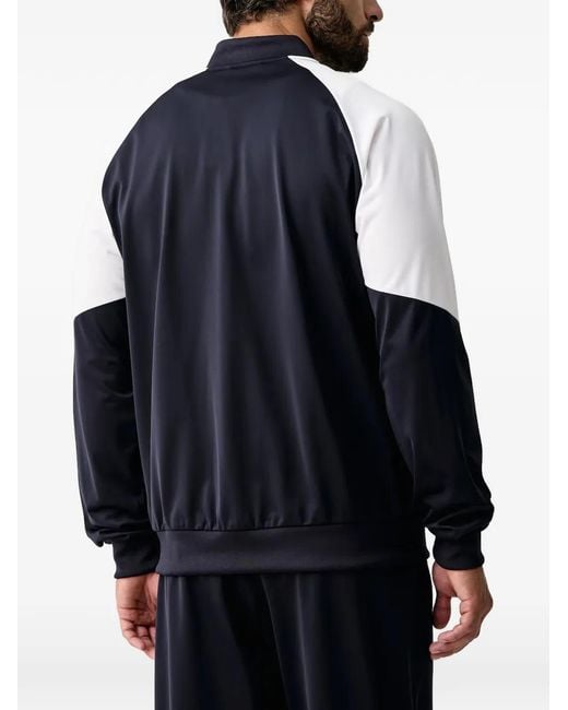 PUMA Blue Logo-Print Panelled Tracksuit for men