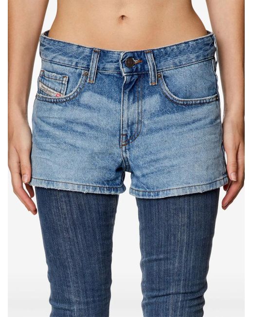 Short en jean DIESEL en coloris Blue