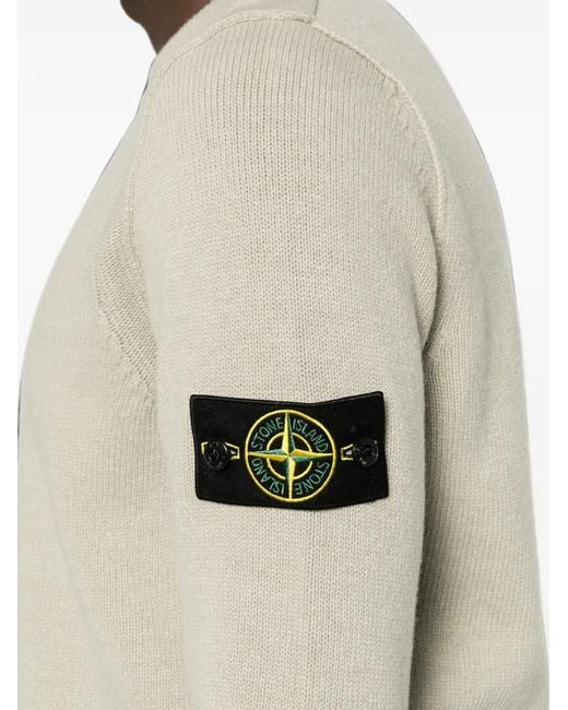 Stone Island White Ribbed-Knit Kit for men
