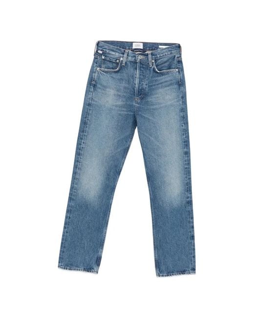 Citizens of Humanity Blue Blaine Straight-Leg Jeans