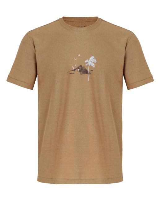 Osklen Natural Juta Painting Rio T-Shirt for men