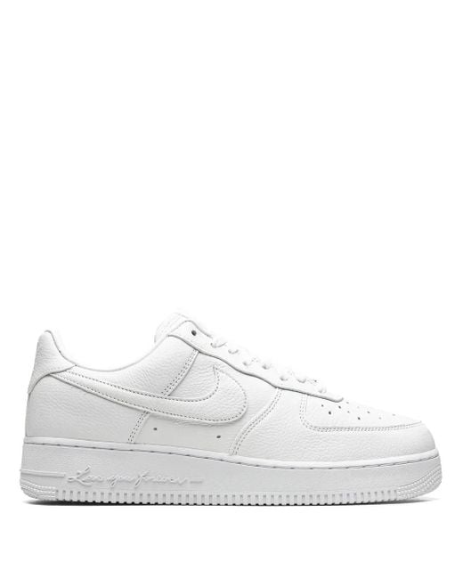 Nike White X Drake Nocta Air Force 1 Low "Certified Lover Boy" Sneakers