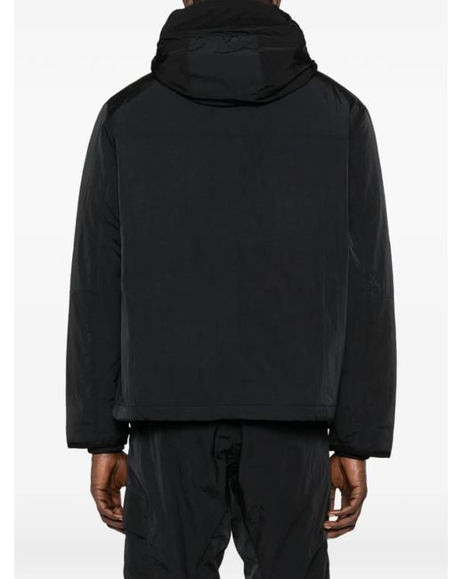 CIARAN Black Zip-Up Hooded Jacket for men