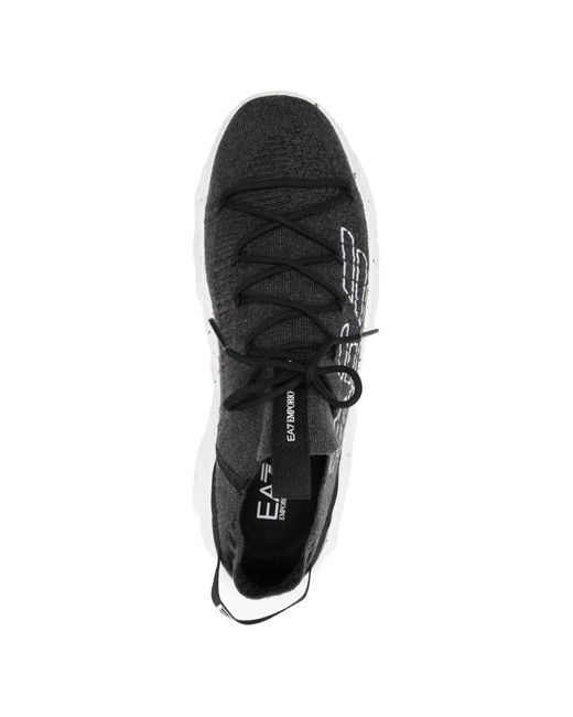 EA7 White Logo Sneakers for men