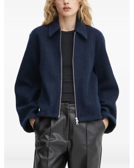 Veste Zippée Samsøe & Samsøe en coloris Blue