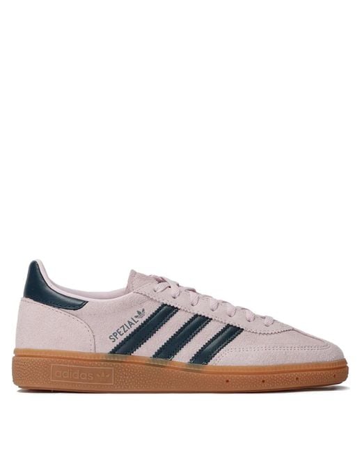 Zapatillas Handball Spezial de ante con tres rayas Adidas de color Natural