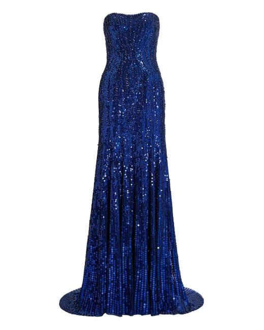 Jenny Packham Blue Sarai Gown