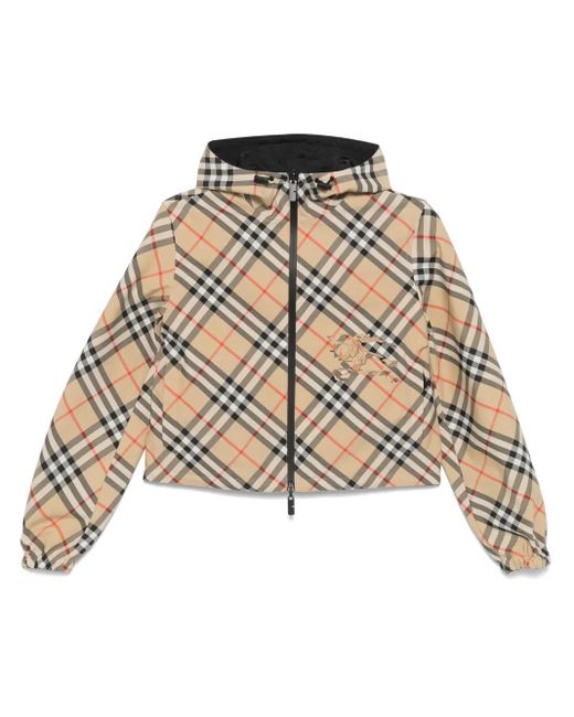 Chaqueta con motivo Vintage Check Burberry de color Metallic