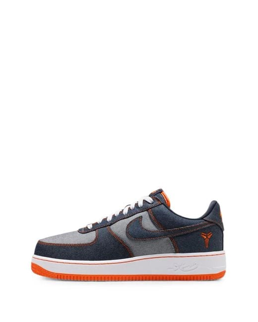Nike Blue Air Force 1 Denim Sneakers for men