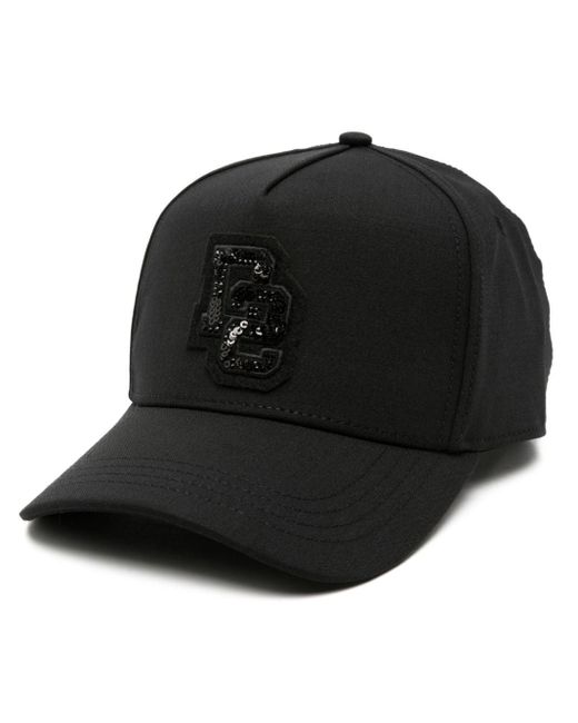 Cappello da baseball PA Milano con strass di DSquared² in Black da Uomo