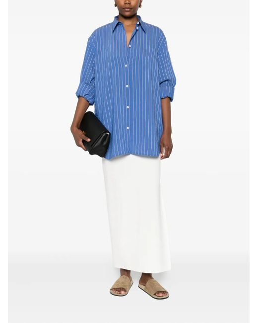 Totême  Blue Striped Shirt