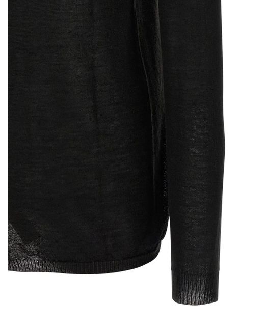 Pull À Col Rond Rick Owens pour homme en coloris Black
