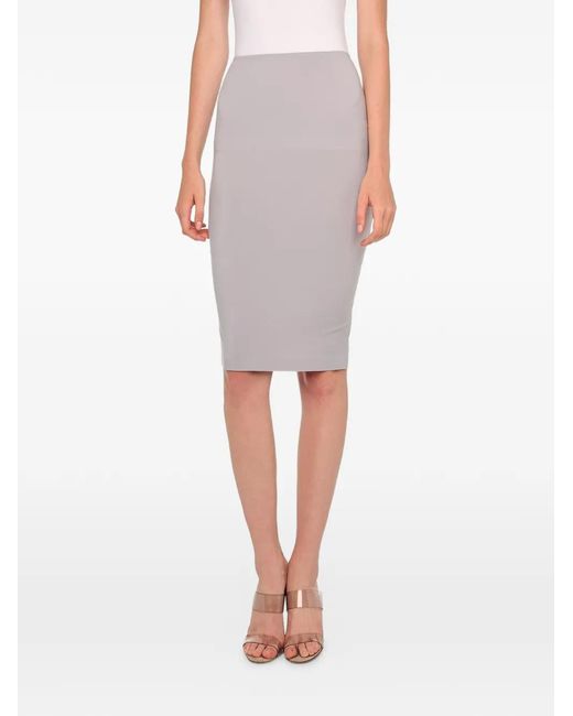 Norma Kamali Straight Rok in het Gray