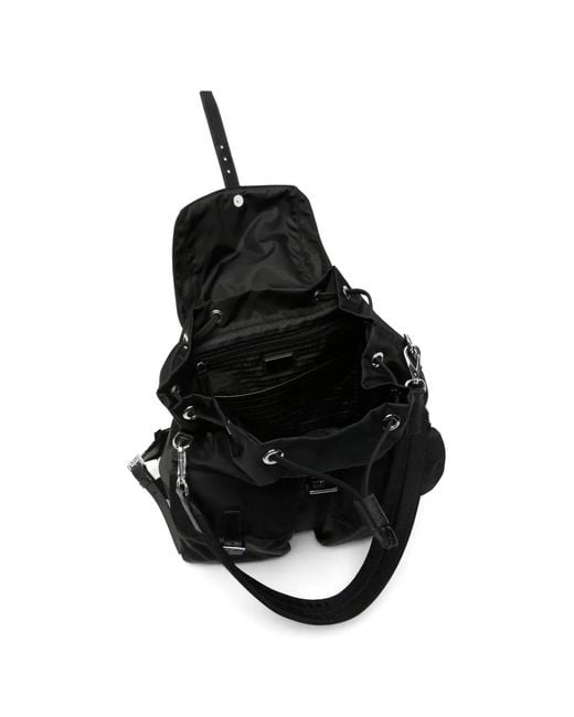 Prada Black Backpacks for men