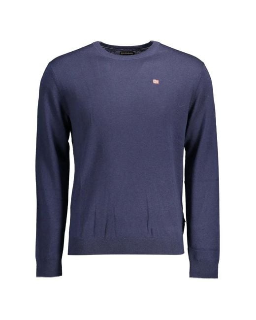 Napapijri Pullover Mit Logo-Patch in Blue für Herren