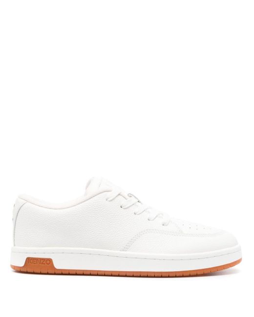KENZO White Dome Lace-up Sneakers for men
