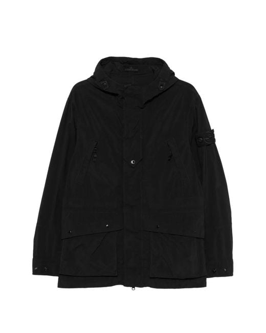 Stone Island Black Light Outerwear for men