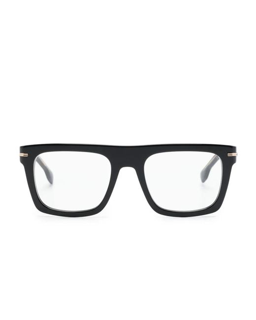 Gafas con montura en D Boss de hombre de color Black