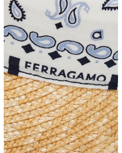 Visiera di Ferragamo in Metallic