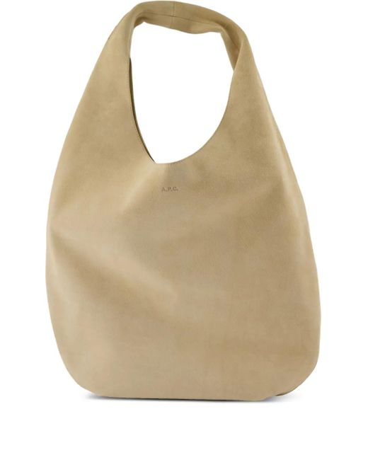 A.P.C. Natural Neige Top-Handle Shoulder Bag