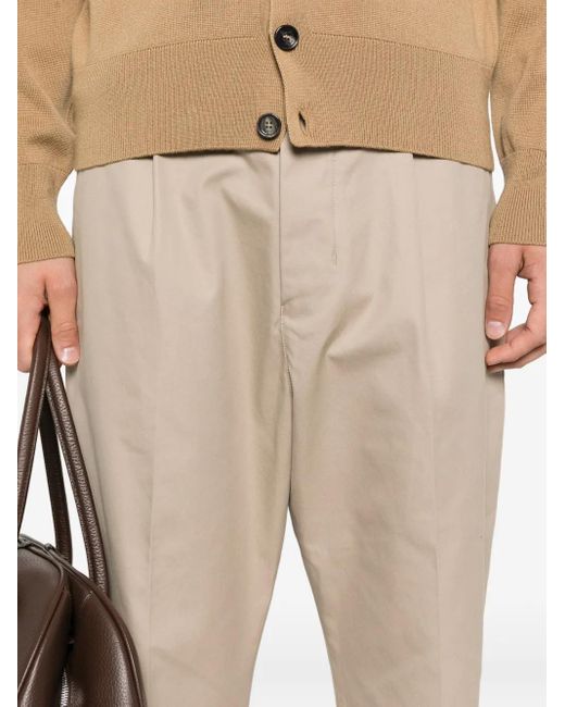 AMI Hose mit Bundfalten in Natural für Herren