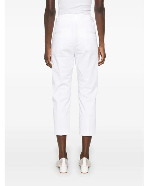 Dondup White Ariel Trousers