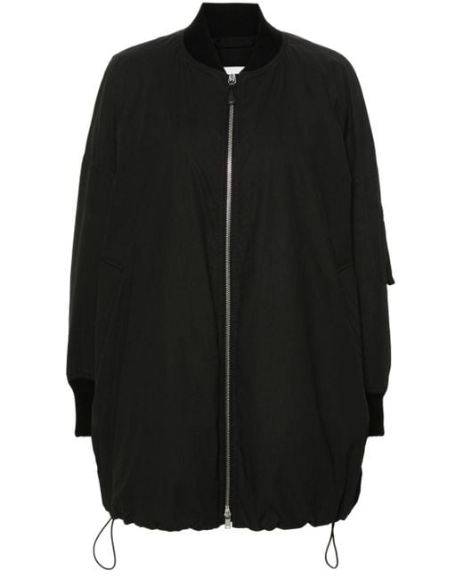 Jil Sander Black Padded Zipped Jacket