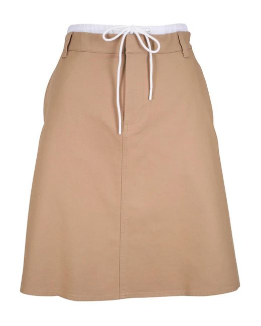 Vince Natural Mid Rise Skirt